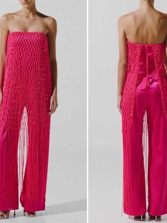 Baobab Collection Pants - Baobab Indira Fishnet Jumpsuit Size L never worn super cute I just lost weight